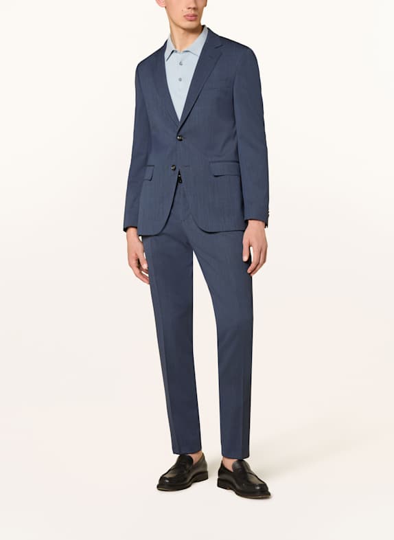 BOSS Spodnie garniturowe GENIUS slim fit 404 DARK BLUE