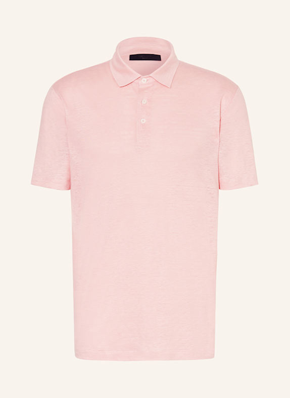 BOSS Jersey-Poloshirt PARRIS aus Leinen HELLROSA