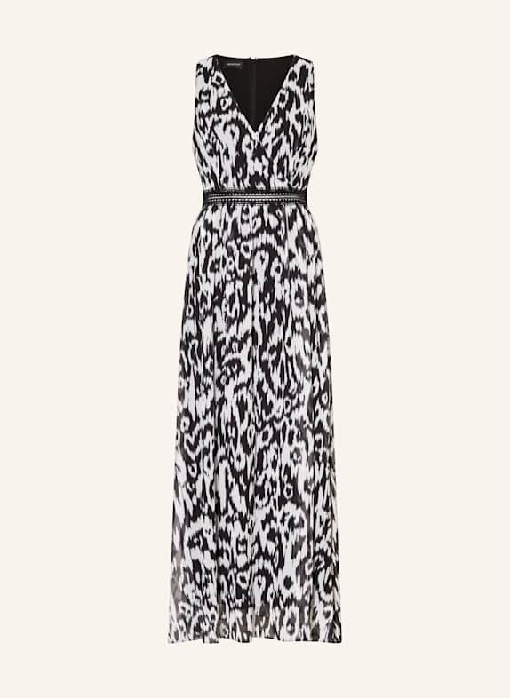 APART Abendkleid mit Spitze SCHWARZ/ HELLGRAU