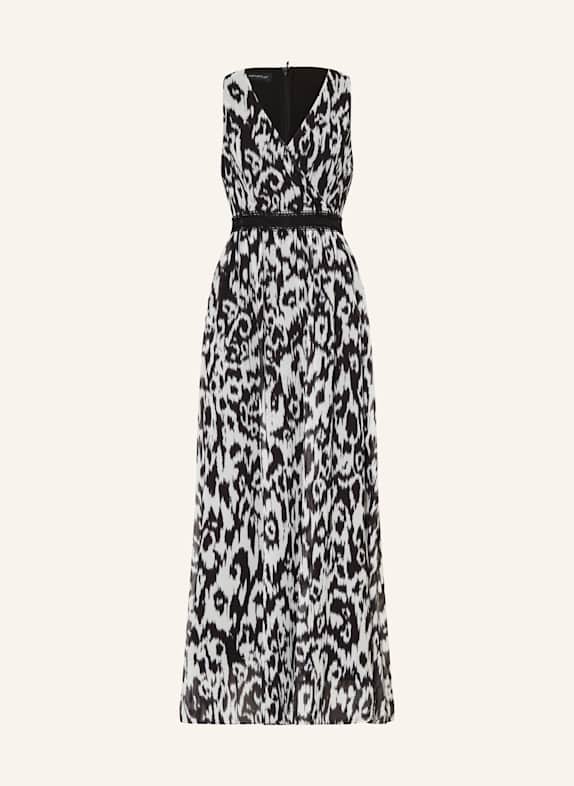 APART Kleid mit Lochspitze SCHWARZ/ CREME