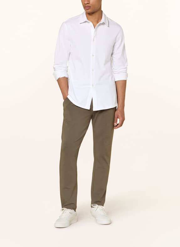 Juvia Jersey-skjorte DORIAN Regular Fit HVID