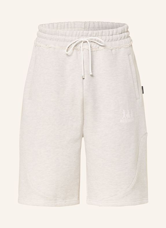 RETERNITY Sweatshorts CREATIVE DEPT LOGO HELLGRAU
