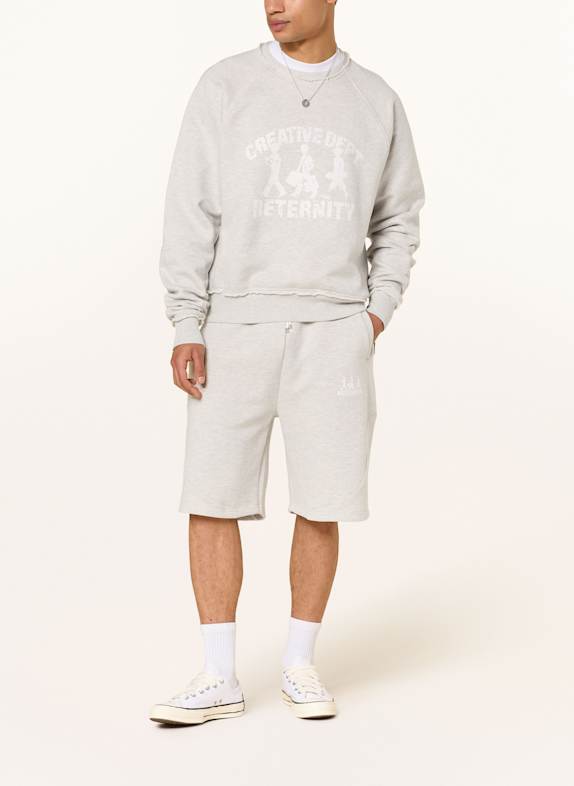 RETERNITY Sweatshorts CREATIVE DEPT LOGO HELLGRAU