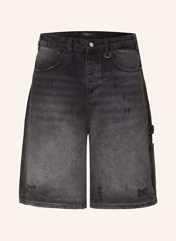 RETERNITY Jeansshorts SIGNE Baggy Loose Fit WASHED BLACK