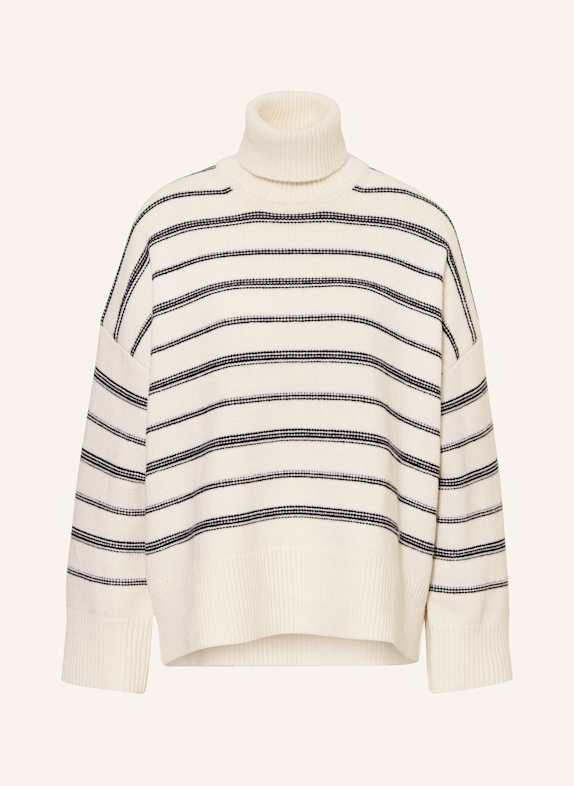 SAMSØE SAMSØE Rollkragenpullover SAKEIKU ECRU/ SCHWARZ