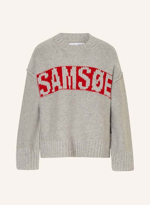 SAMSØE SAMSØE Tee-shirt pullover SAKEIKU GRAU