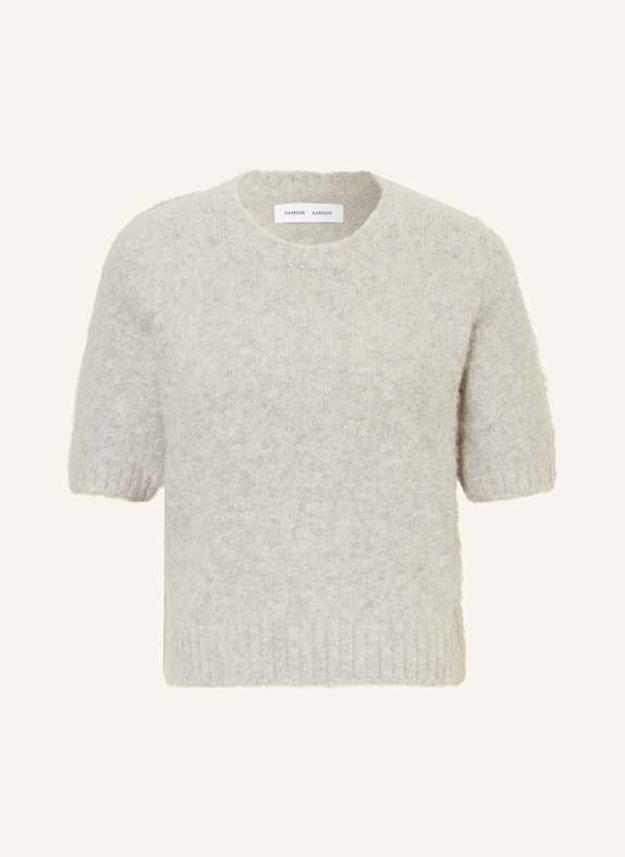 SAMSØE  SAMSØE Strickshirt SAJEANNE mit Alpaka HELLGRAU
