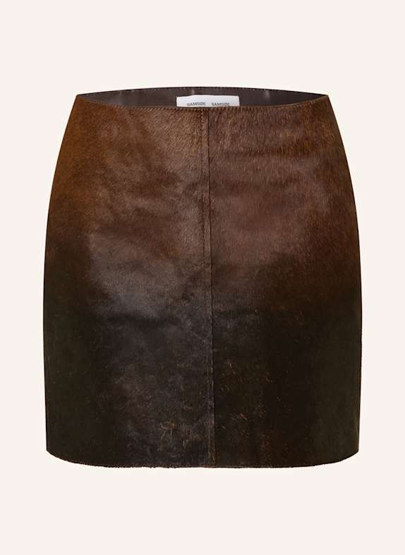 SAMSØE  SAMSØE Lederrock SALIL DUNKELBRAUN