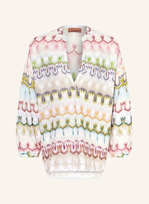 MISSONI Tunika CREME/ HELLGRÜN/ BLAU