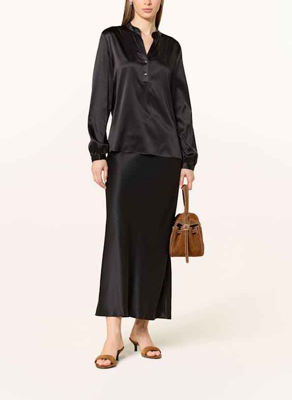 darling harbour jupe en satin BLACK
