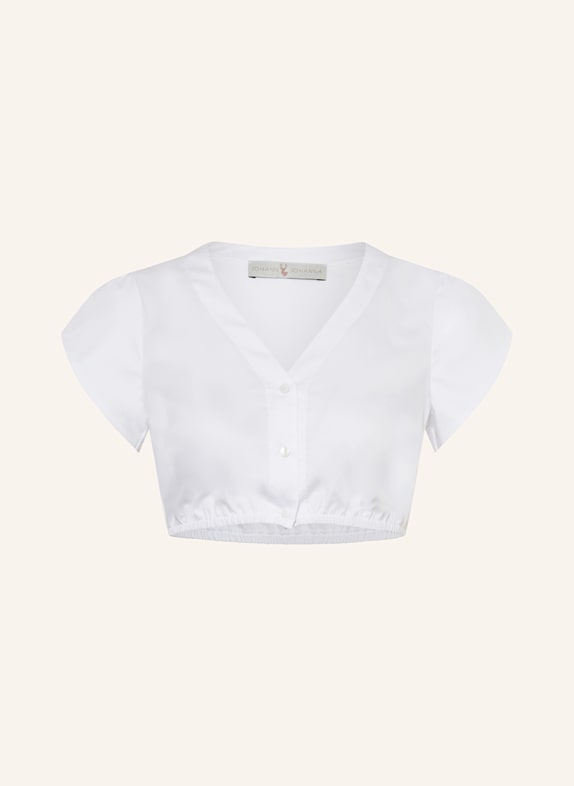 Johann & Johanna Dirndlbluse WEISS