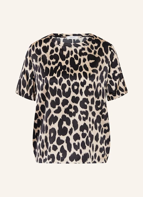 darling harbour Blusenshirt aus Seide BROWN
