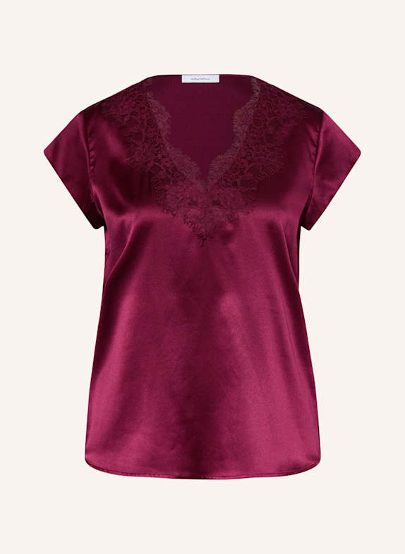 darling harbour Blusenshirt aus Seide BORDEAUX