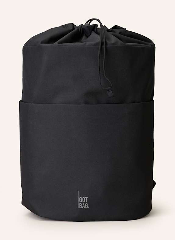 GOT BAG Rucksack BARREL mit Laptop-Fach SCHWARZ