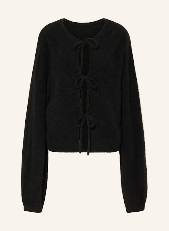 black palms ZUSIE cardigan with alpaca BLACK