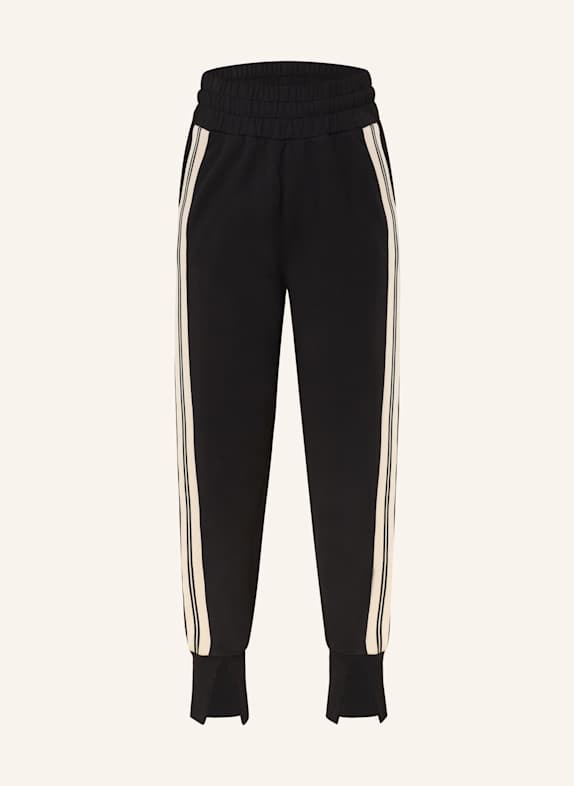 10DAYS Sweatpants mit Galonstreifen SCHWARZ/ BEIGE