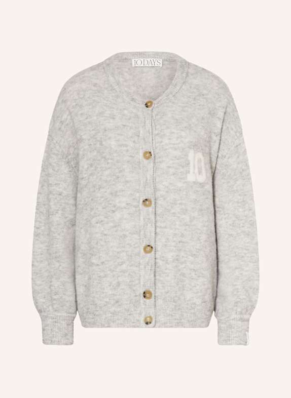 10DAYS Cardigan with alpaca LIGHT GRAY