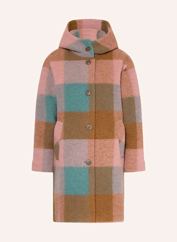 FUCHS SCHMITT Kabát TYRKYSOVÁ/ RŮŽOVÁ/ KOŇAKOVÁ