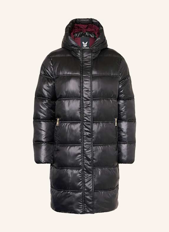 FUCHS SCHMITT Prošívaný kabát ČERNÁ