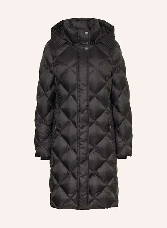 FUCHS SCHMITT Prošívaný kabát ČERNÁ