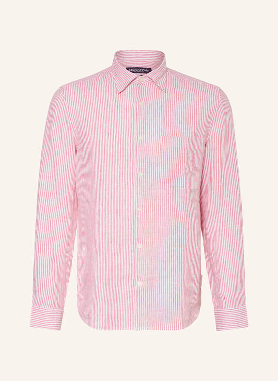 Marc O'Polo Hemd Regular Fit WEISS/ HELLROT