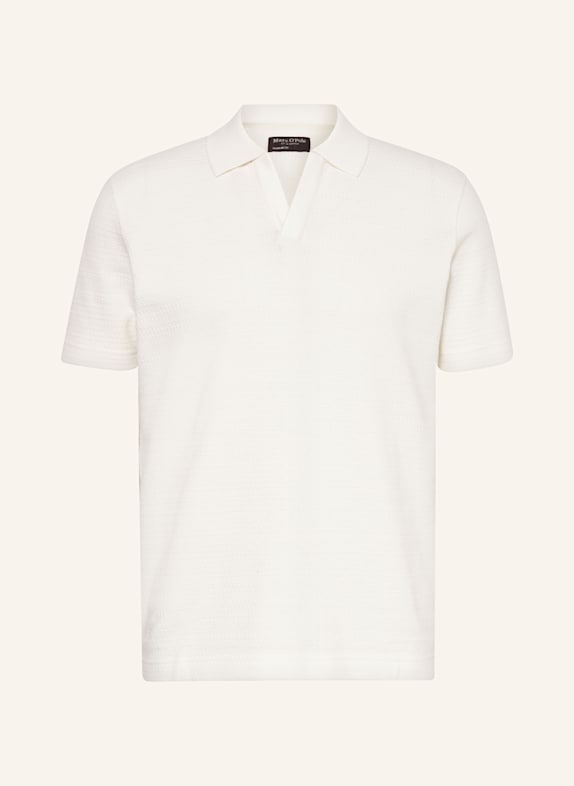 Marc O'Polo Strick-Poloshirt Regular Fit ECRU