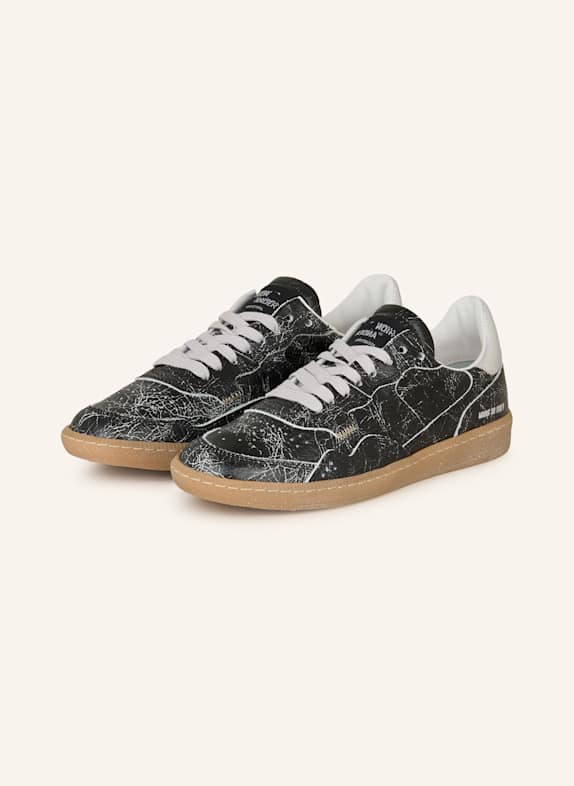 HIDN-ANDER Sneaker MEGA-T SCHWARZ/ SILBER