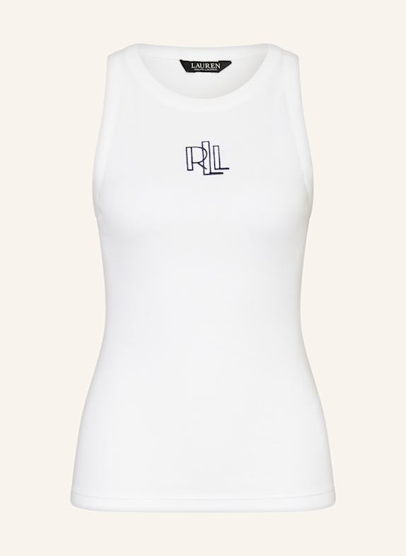 LAUREN RALPH LAUREN Top WHITE