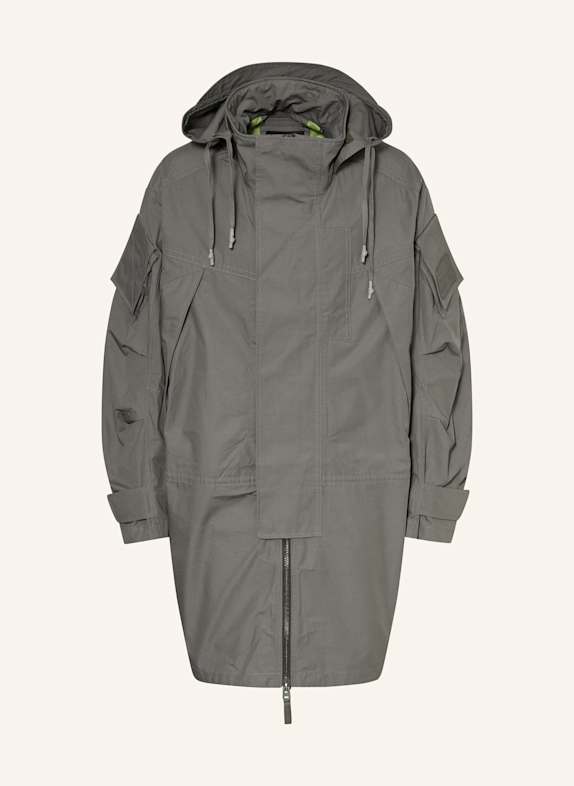 G-Star Parka BALLOON SHELL mit abnehmbarer Kapuze GRAU