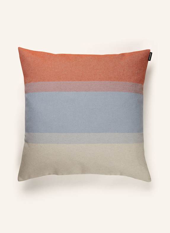 marimekko Ozdobný povlak na polštář HENNIKA KRÉMOVÁ/ ORANŽOVÁ/ TMAVĚ MODRÁ
