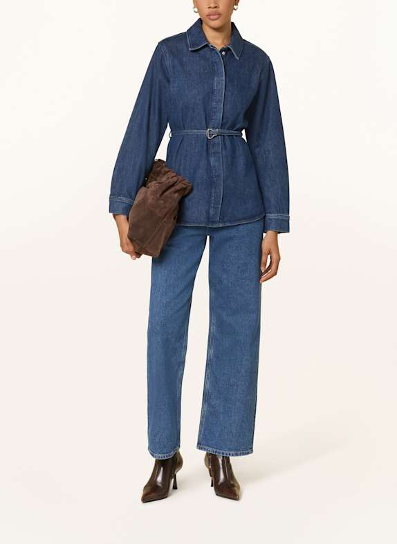 SELECTED jeansblus MÖRKBLÅ