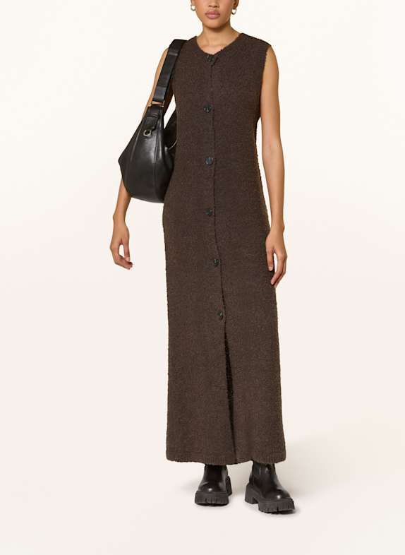 SELECTED Femme Strickkleid DUNKELBRAUN