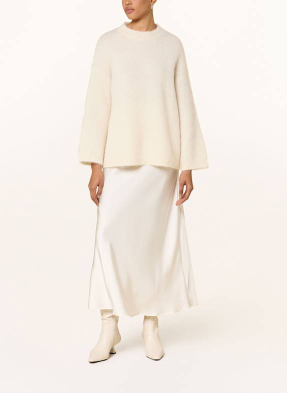 SELECTED Pullover med alpaka ECRU