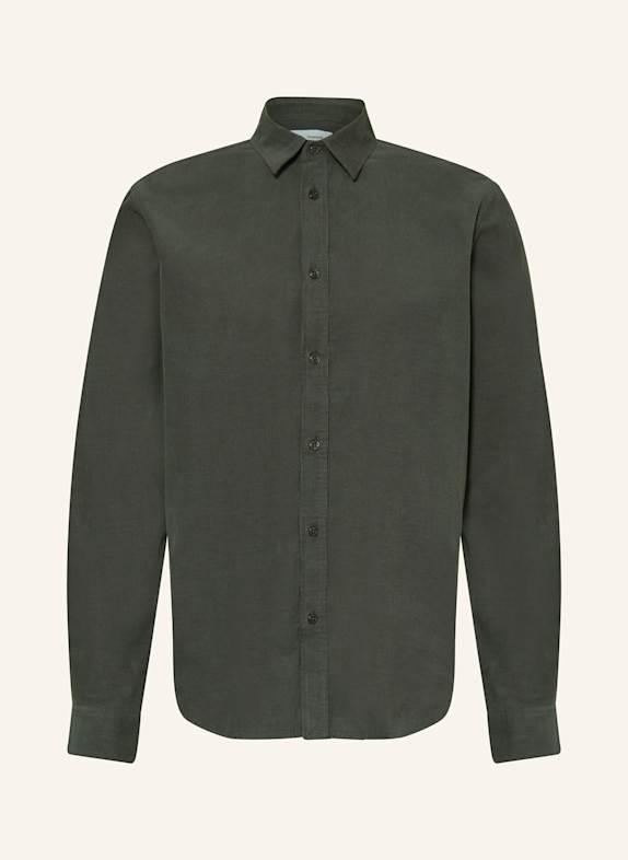 SAMSØE  SAMSØE Cordhemd SALIAM Comfort Fit DUNKELGRÜN
