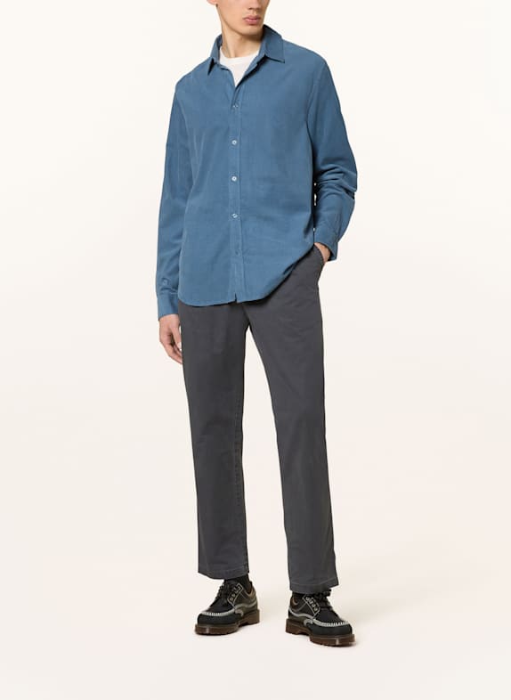 SAMSØE  SAMSØE Kordhemd SALIAM Comfort Fit BLAUW