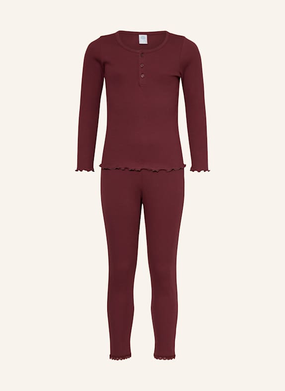 Sanetta Schlafanzug DUNKELROT