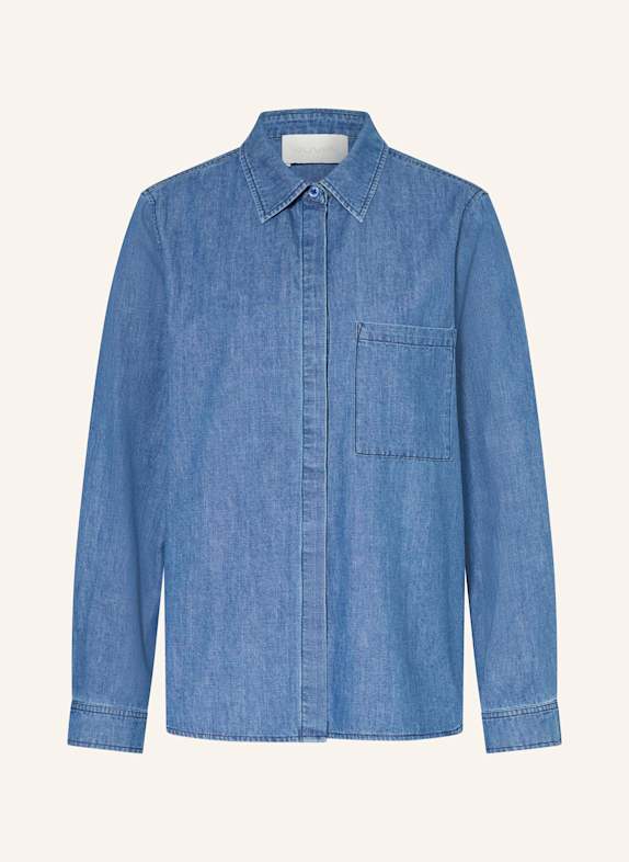 Juvia BIRGA denim look shirt blouse BLUE