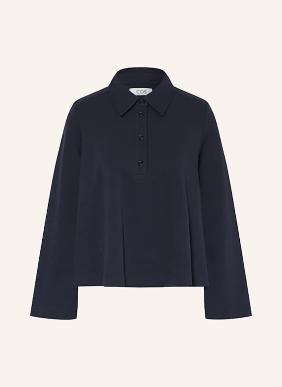 COS Jersey-Poloshirt ADORIA DUNKELBLAU