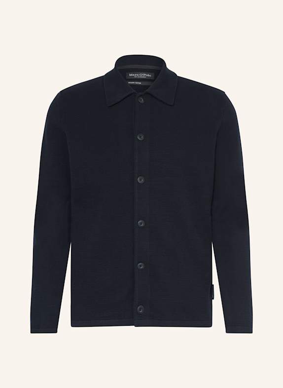 Marc O'Polo Strick-Overshirt DUNKELBLAU