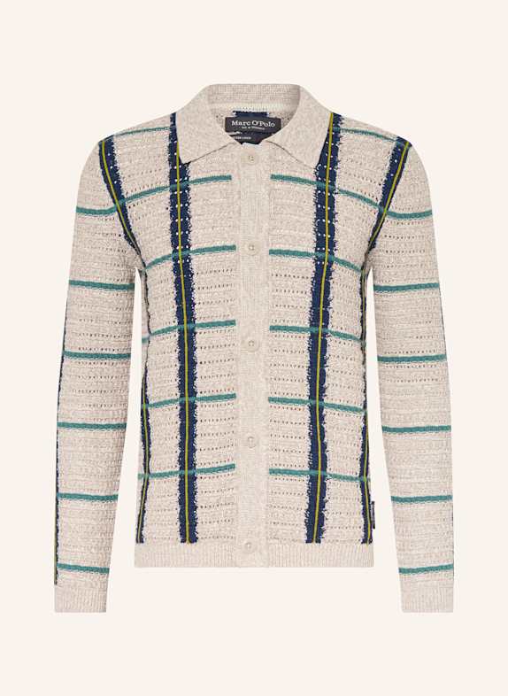 Marc O'Polo Cardigan GRAY/ DARK GREEN/ DARK BLUE