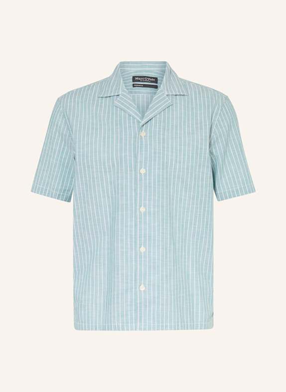 Marc O'Polo Resorthemd Regular Fit WEISS/ DUNKELGRÜN