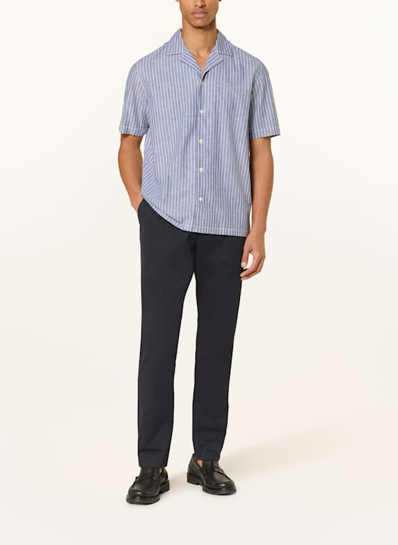 Marc O'Polo Resorthemd Regular Fit BLAUWGRIJS / WIT