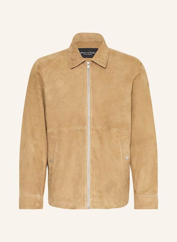 Marc O'Polo Lederjacke BEIGE