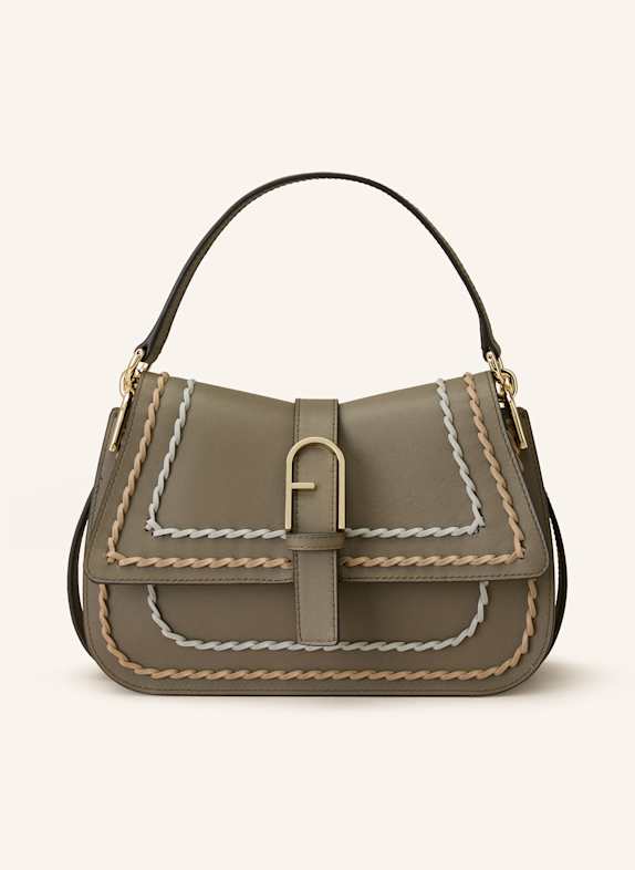 FURLA Kabelka FLOW MEDIUM KHAKI