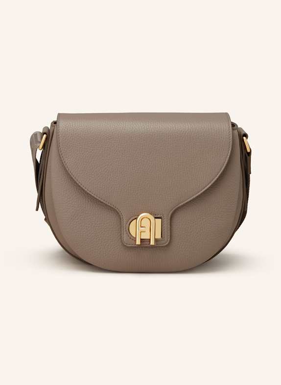FURLA Torba na ramię LOTUS SZAROBRĄZOWY
