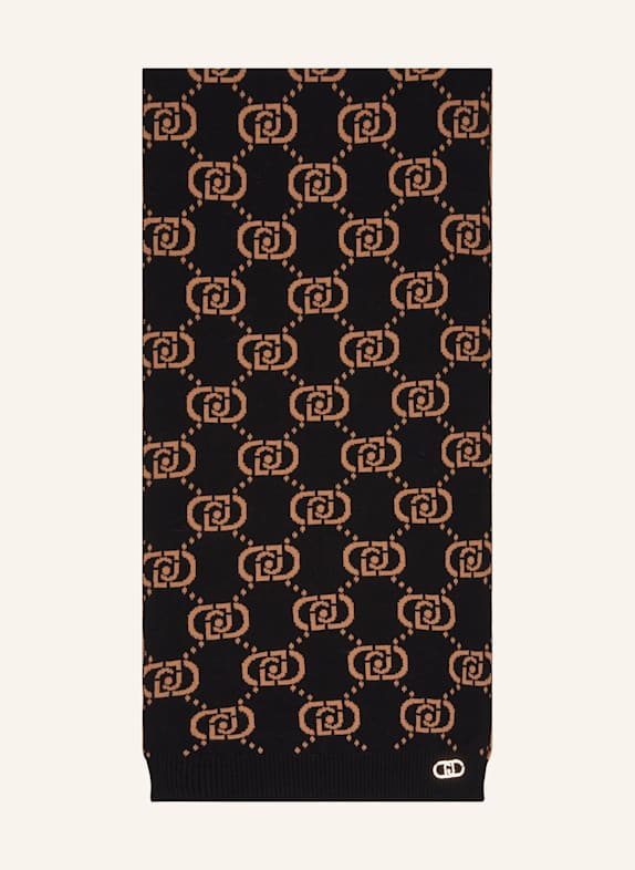 LIU JO Scarf BLACK/ BEIGE