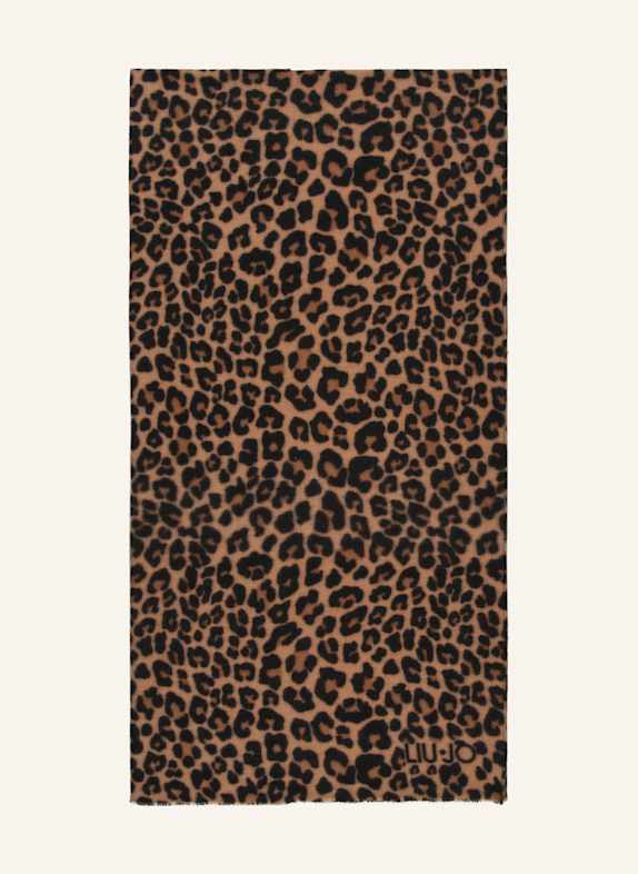 LIU JO Scarf LIGHT BROWN/ BROWN/ DARK BROWN