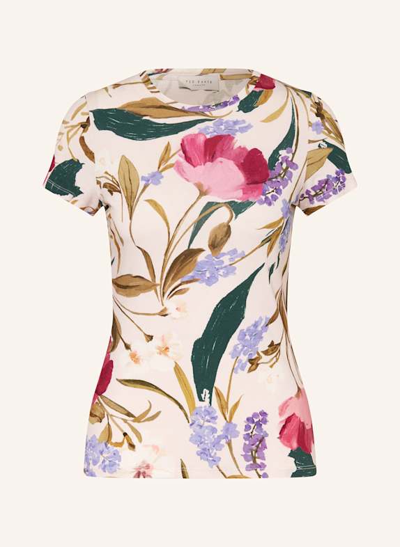 TED BAKER T-shirt BELLIEA WHITE/ PINK/ GREEN