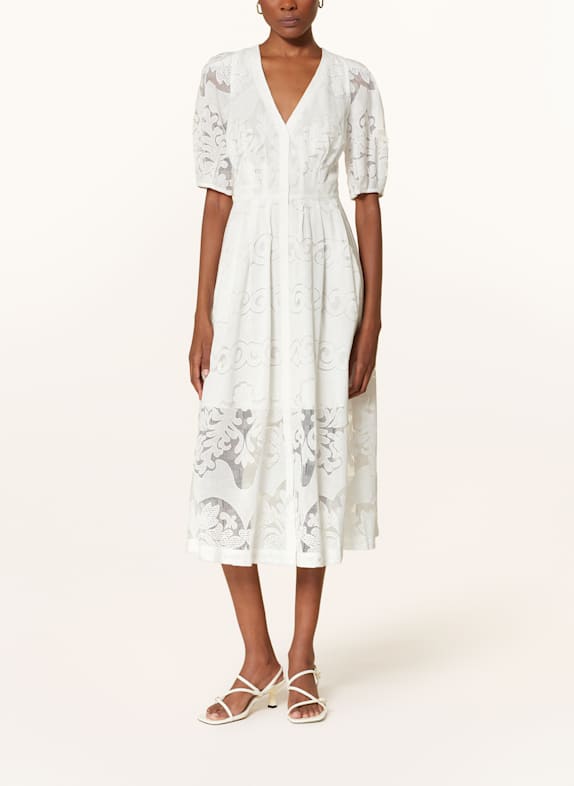TED BAKER Spitzenkleid AGNEL WEISS