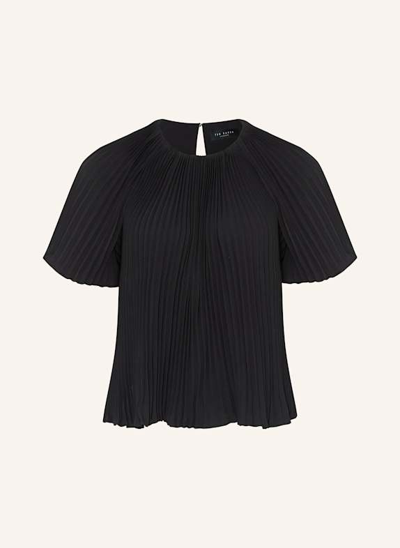 TED BAKER Blusenshirt AGARA mit Plissees SCHWARZ